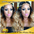 On sale!! two tone u part wig ombre color #1b/27 natural wave virgin malaysian human hair middle u part wigs for sale